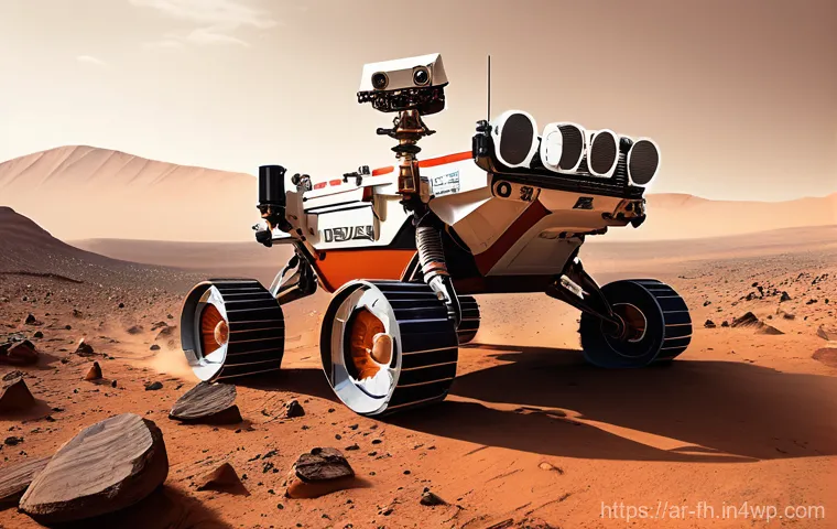 화성 탐사 로버의 자율 주행 기술 - **Prompt 2: Agile Spider-Robot Exploring a Hidden Martian Cave**
    "A multi-legged, agile 'spider-...